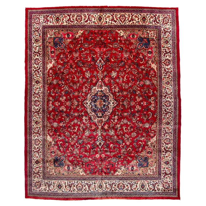 10′ 4″ x 13′ 4″ (10×13) Mahal Wool Rug #004834