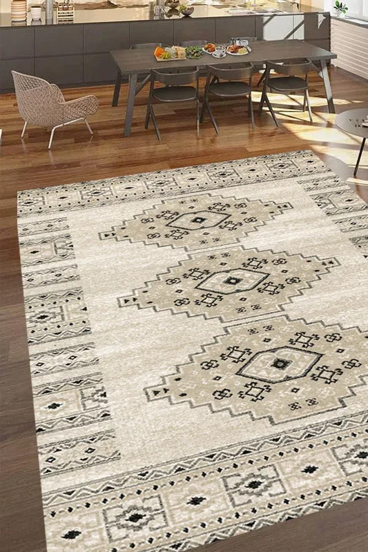 100% Polypropylene Farmhouse Indoor Area Rug