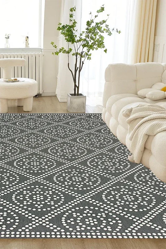 100% Polypropylene Scandinavian Indoor/Outdoor Area Rug
