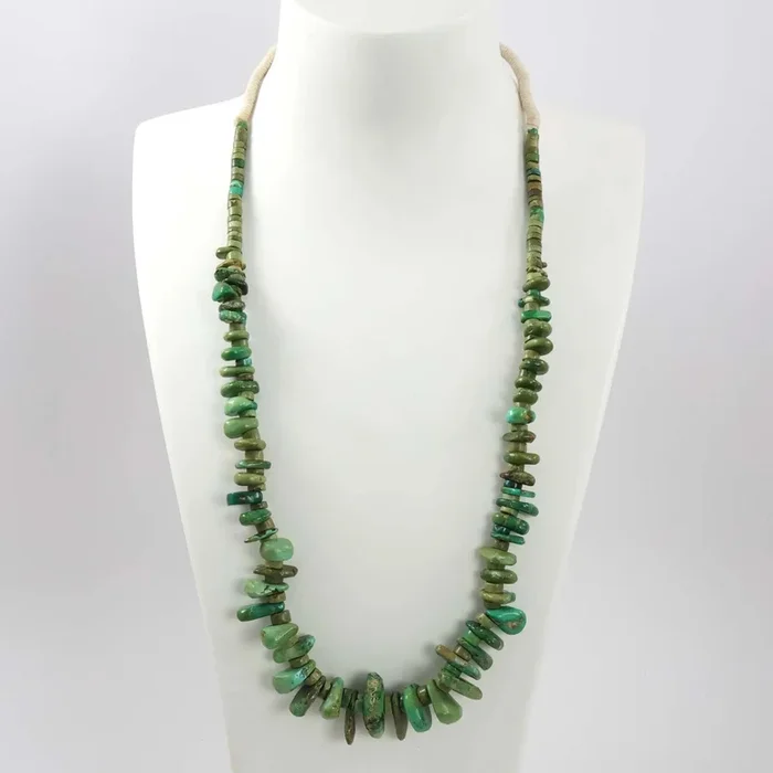 1930s Turquoise Tab Necklace