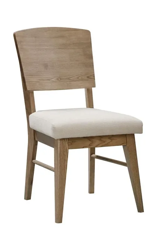 A-America – Barbossa Panel Back Side Chair with Upholstered Seating (Set of 2) – BABDC2982