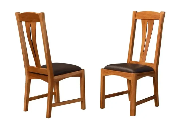 A-America – Cattail Bungalow Comfort Side Chair in Warm Amber Finish (Set of 2) – CATAM2772