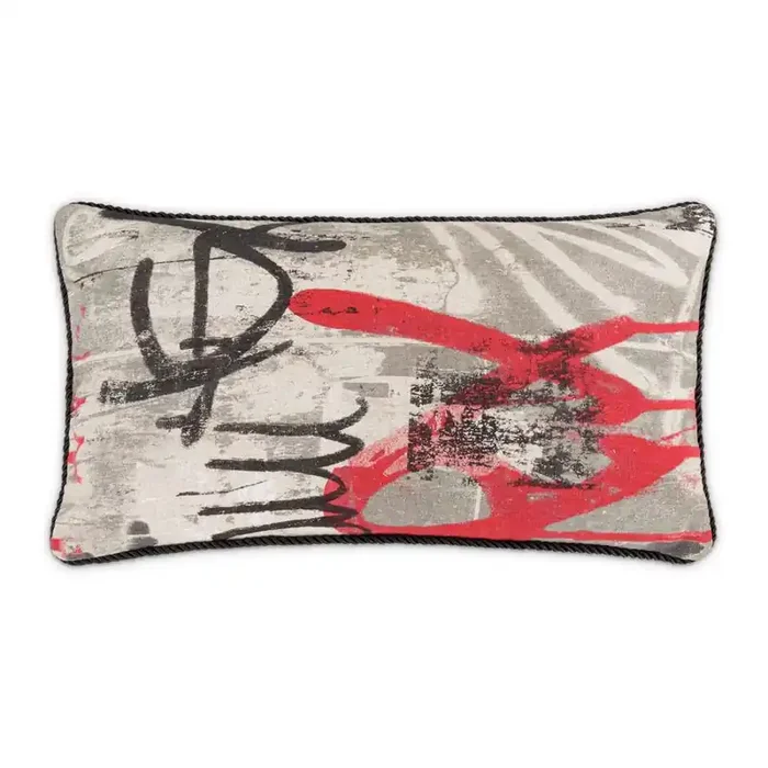 AICO by Michael Amini – Uptown Downtown Robo 13inx24in Oblong Throw Pillow – Firefly – BCS-DPOB-ROBO-FFY