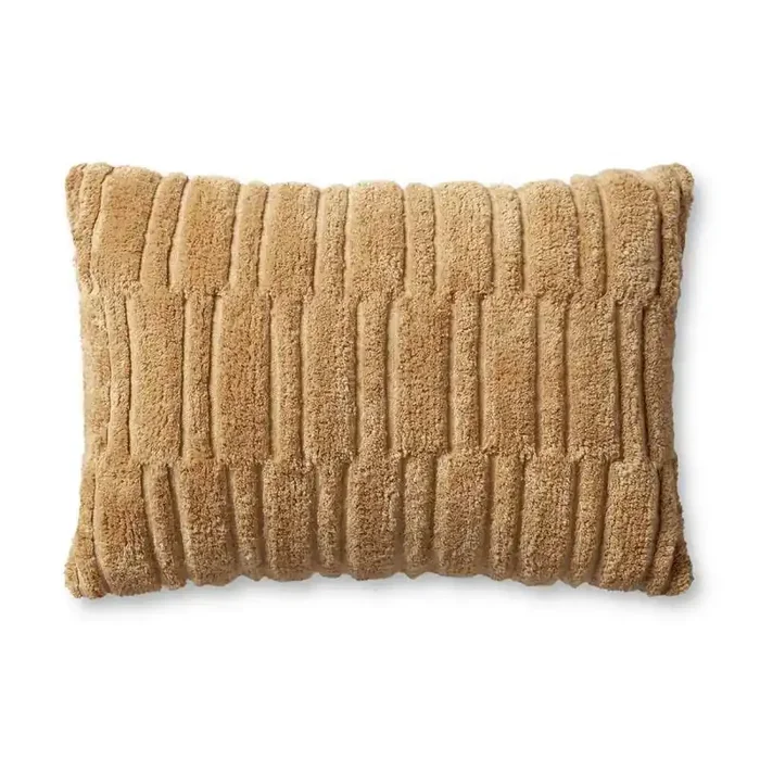 Angela Rose x Loloi – Arabella Wheat 16 x 26 Cover w/Down Pillow – DSETPAR0011WT00PI15