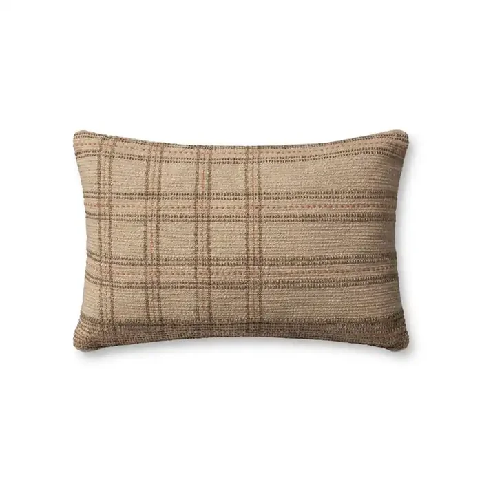 Angela Rose x Loloi – Calista PAR0018 Tan / Terracotta 16 x 26 Cover w/Poly Pillow – PSETPAR0018TNTCPI15