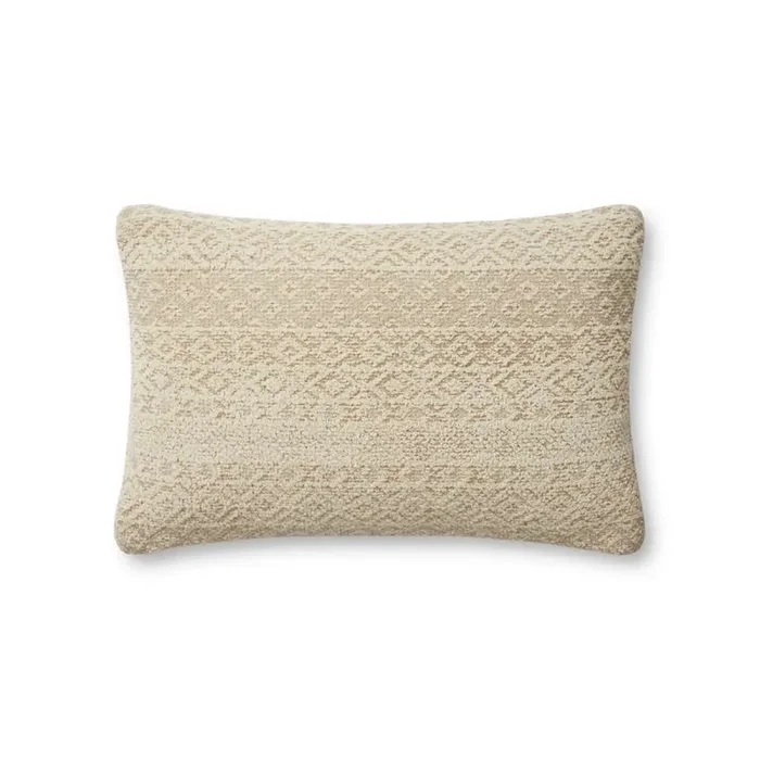 Angela Rose x Loloi – Henderson Sand / Ivory 13 x 21 Cover w/Poly Pillow – PSETPAR0010SAIVPIL5