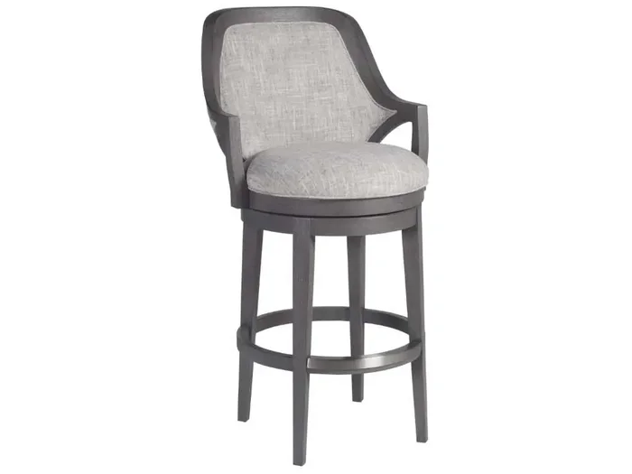 Artistica Home – Appellation Upholstered Swivel Barstool – 22.5W x 24D x 44H – 2200-896-01