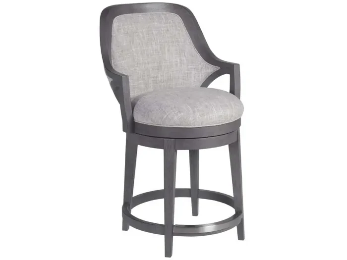 Artistica Home – Appellation Upholstered Swivel Counter Stool – 22.5W x 24D x 38H – 2200-895-01