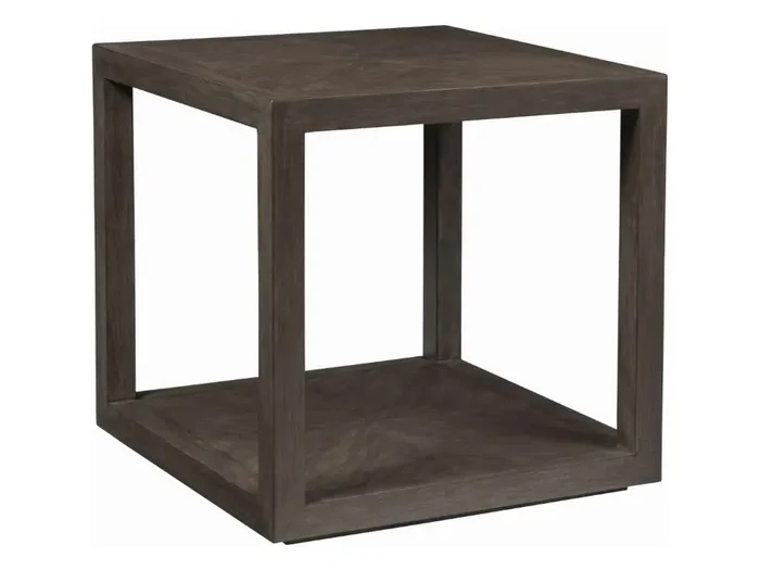 Artistica Home – Cohesion Program Credence Square End Table – Warm Medium Brown – 01-2094-957-39