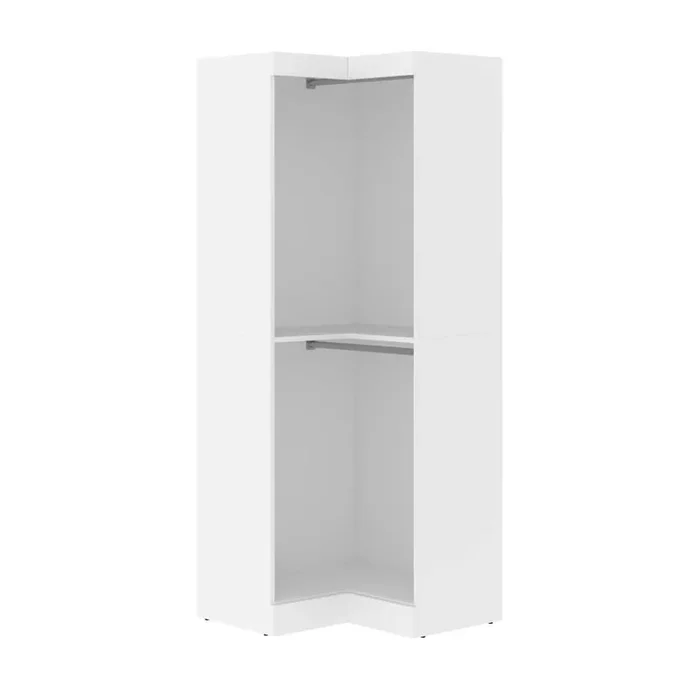 Bestar – Pur 33W Corner Closet Organizer in White – 26165-17