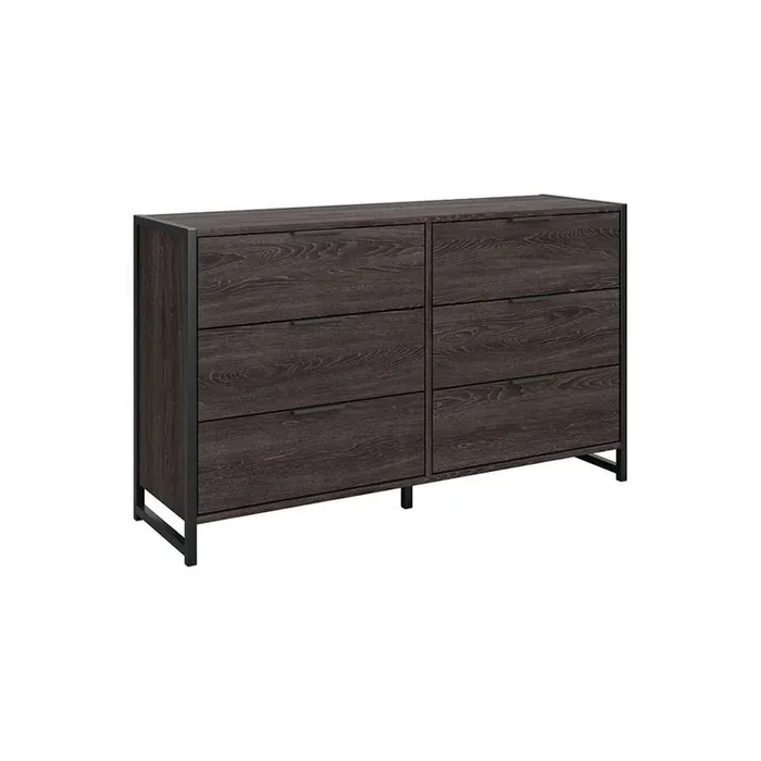Bush Furniture – Atria 6 Drawer Dresser in Charcoal Gray – ARS160CRK