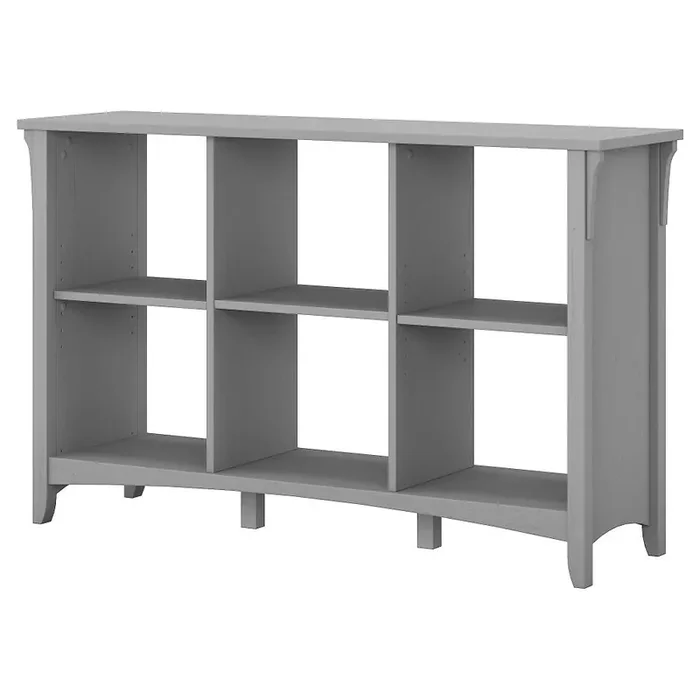 Bush Furniture – Salinas 6 Cube Organizer in Cape Cod Gray – SAB148CG-03