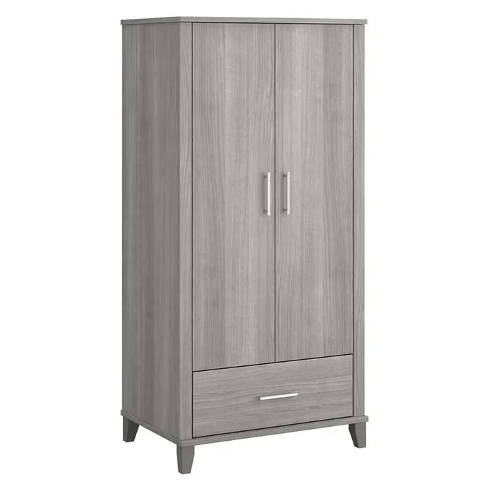 Bush Furniture – Somerset Large Armoire Cabinet in Platinum Gray – STS166PGK