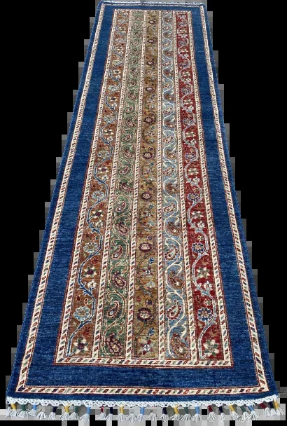 #C161644 Traditional Kazak Design Runner 9’4″ x 2’10”