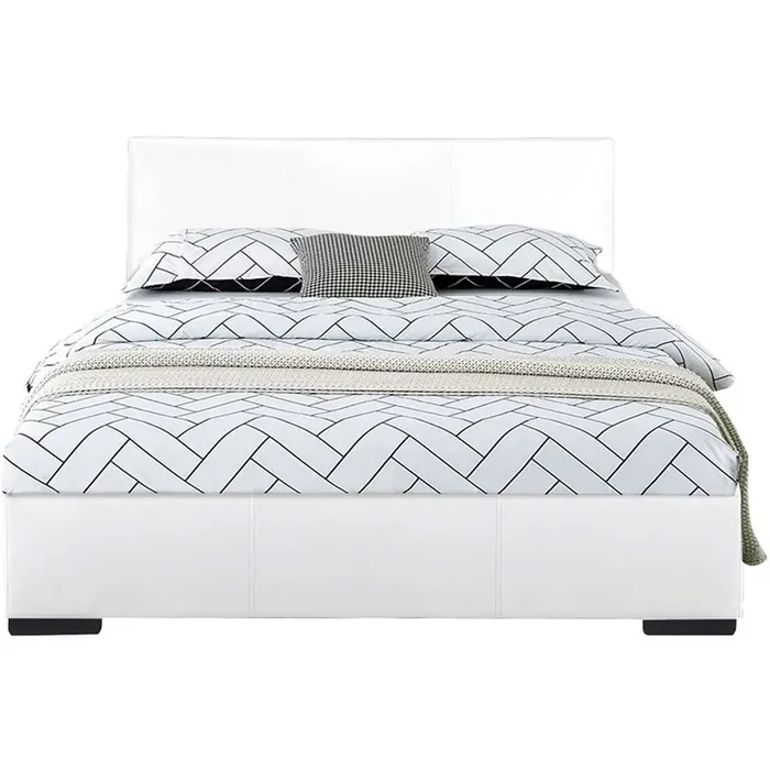 Camden Isle – Abbey King Platform White Bed – 102233