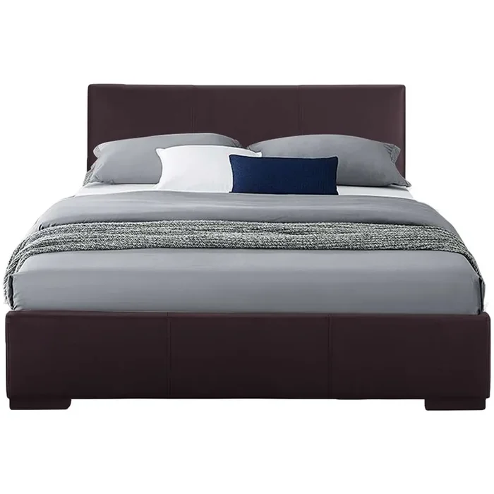 Camden Isle – Abbey Queen Platform Brown Bed – 102032
