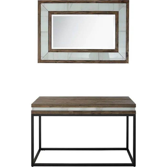 Camden Isle – Bailey Wall Mirror and Console Table – 86639