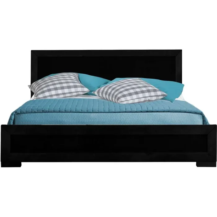 Camden Isle – Oxford Queen Platform Black Bed – 112132