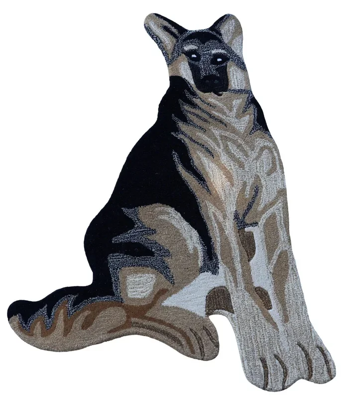 Canvello Premium Quality Hand Tufted Rug Hand Made Dog Puppy Rug for Room Home Decor Rug for Living Room Contemporary| New Zealand Pure Wool | 3’X5′