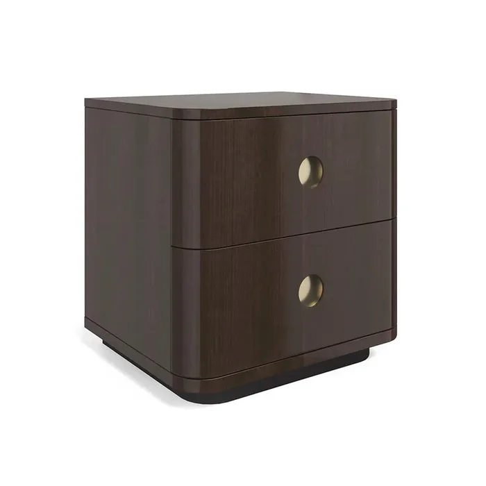 Caracole – Bachelor Small Nightstand in Otter Gloss – CLA-024-065