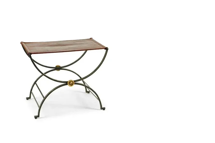 Century Furniture – Monarch – Niles Bench With Leather Seat – MN2116