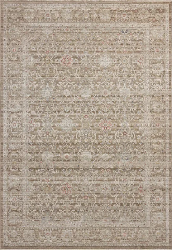 Chris Loves Julia x Loloi Ida Rug in Bark / Multi