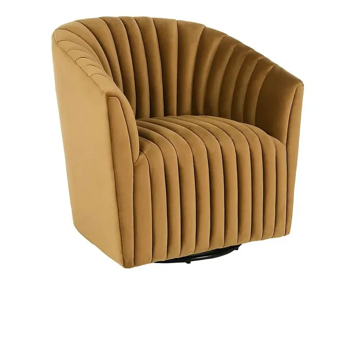 Classic Home – Arline Swivel Accent Chair Bronze – 53051367