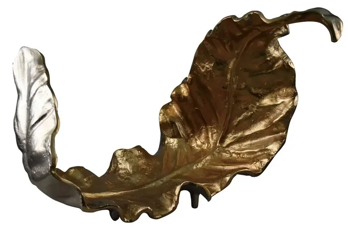 Crestview Collection – Willow Med. Two Toned Sculptural Leaf – CVDZEN002