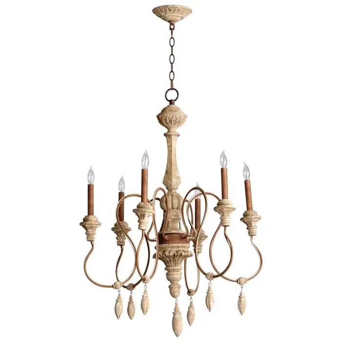 Cyan Design – Alda Chandelier 6-Light in Sutherland Buff – 05176 – CLOSEOUT