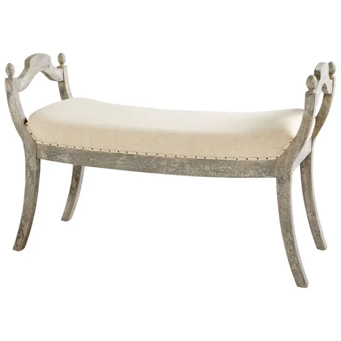 Cyan Design – Alice Stool 2 in Weathered Grey – Large – 09601