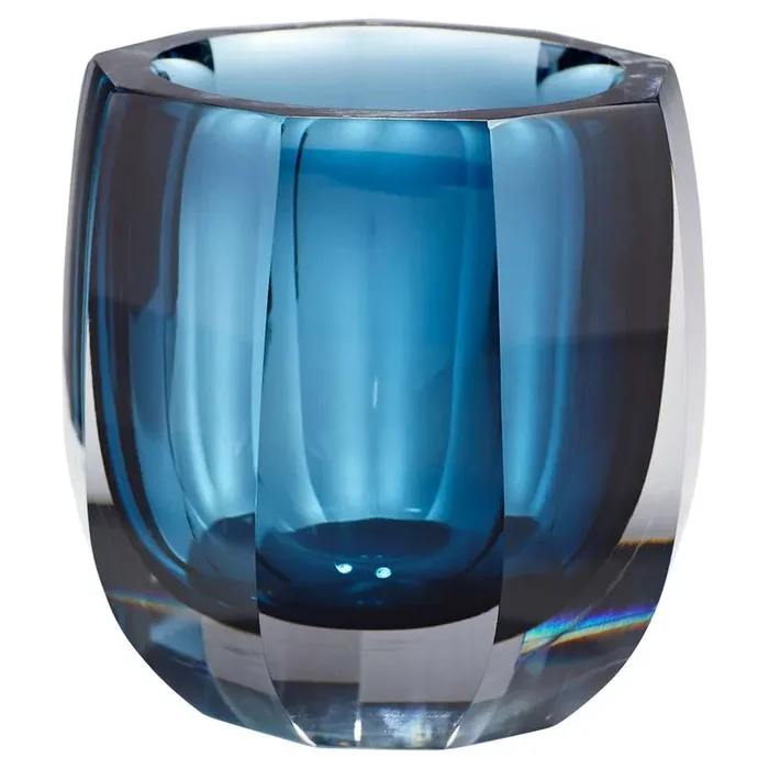 Cyan Design – Azure Oppulence Vase in Blue & Clear – Large – 11254
