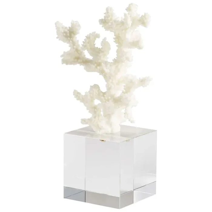 Cyan Design – Cordelia Sculpture in White and Clear – Medium – 09123