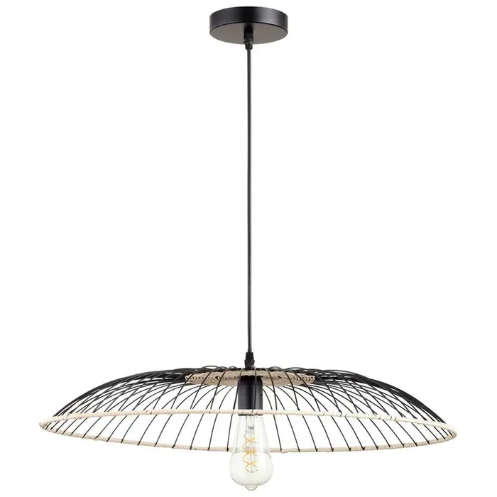 Cyan Design – Parasol Pendant in Matte Black – 10794