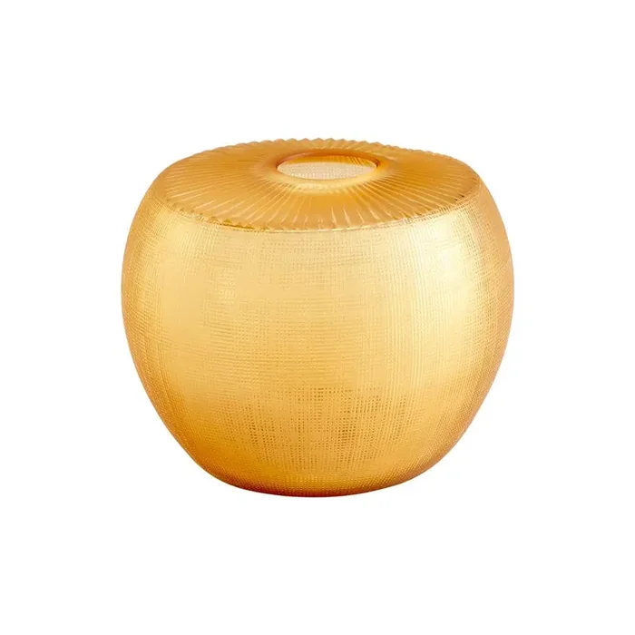 Cyan Design – Sun Flower Vase in Amber – Small – 10458