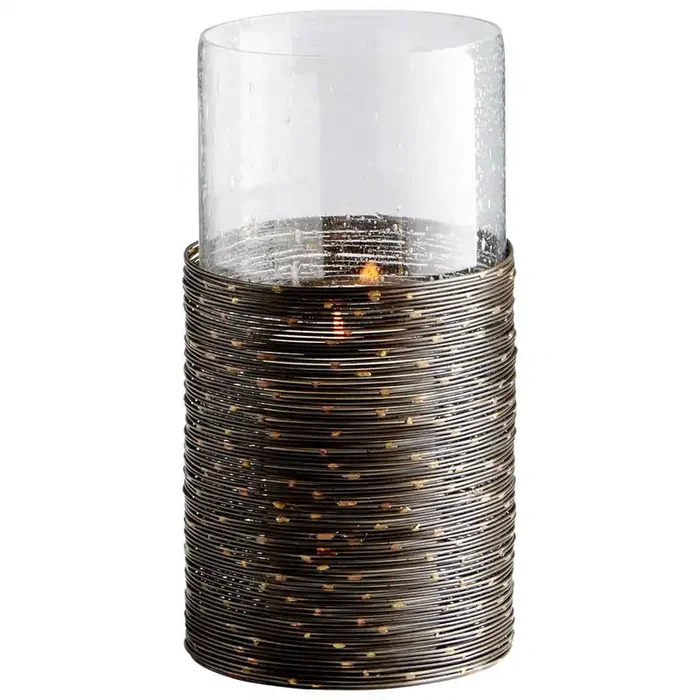 Cyan Design – Tara Candleholder in Antique Black – Small – 09702