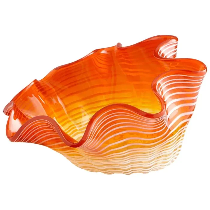 Cyan Design – Teacup Party Bowl in Orange – Small – 06105