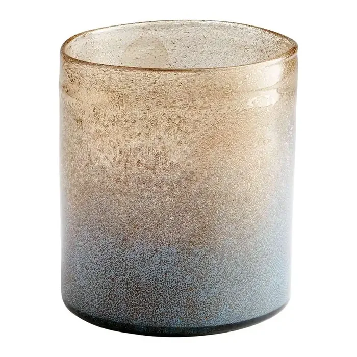 Cyan Design – Triton Vase in Blue & Gold Dust – 10301