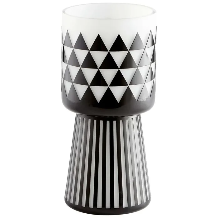 Cyan Design – Vector Vase in Black and White – Medium – 11091