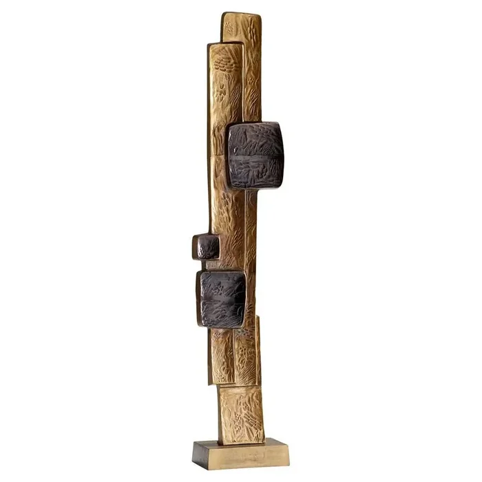 Cyan Design – Yayoi Sculpture in Gold and Black – 11174