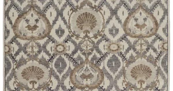 Feizy Beall 6712F GRAY/BROWN Area Rug 2 ft. X 3 ft. Rectangle