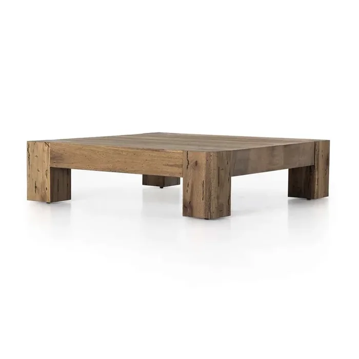 Four Hands – Abaso Coffee Table – Rustic Wormwood Oak – 232775-001