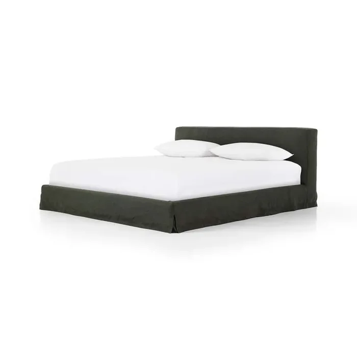 Four Hands – Aidan King Slipcover Bed – Brussels Pine – 234707-007