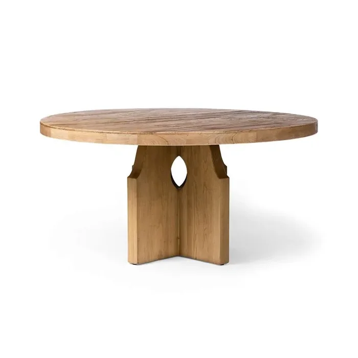 Four Hands – Allandale Round Dining Table – Natural Elm – 235824-001