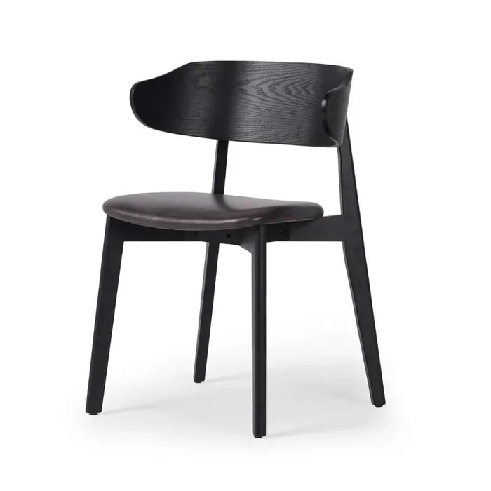 Four Hands – Allston – Franco Upholstered Din Chair-Snm Blk – 236464-001