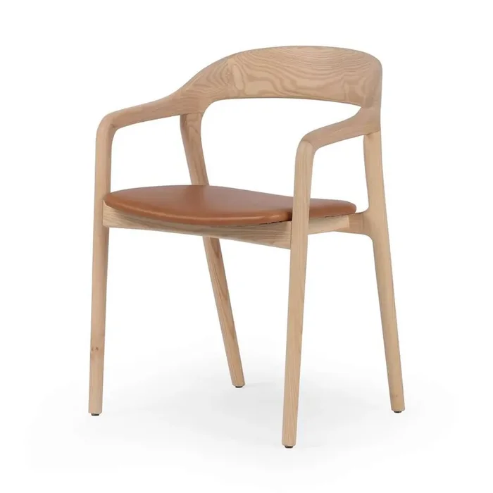 Four Hands – Amare Dining Armchair – Sonoma Butterscotch – 236452-001