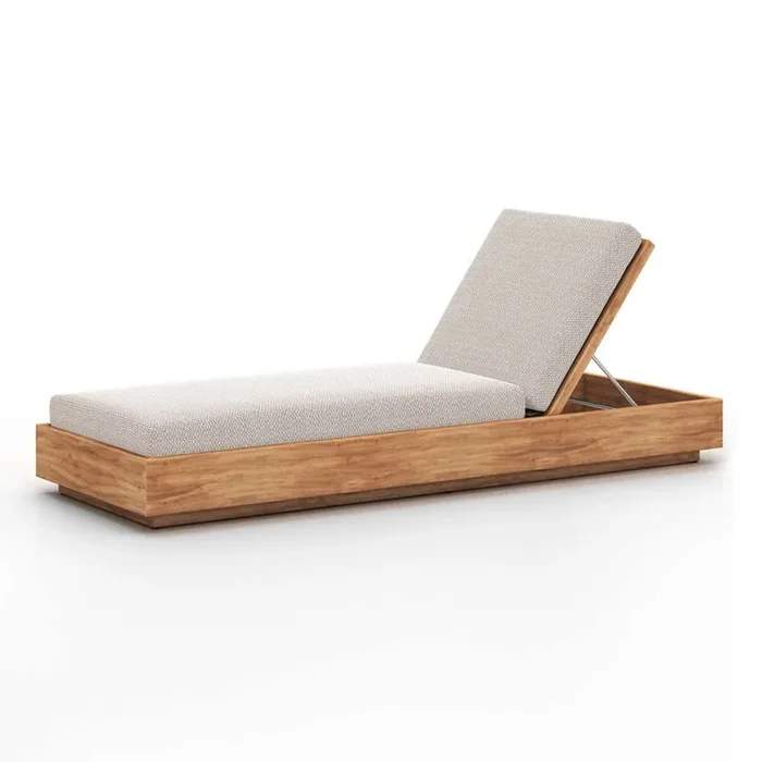 Four Hands – Kinta Outdoor Chaise Lounge – Faye Sand – 109167-004