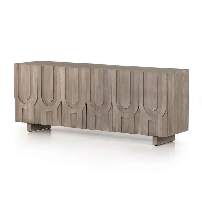 Four Hands – Rivka Media Console – Aged Grey – 226056-001