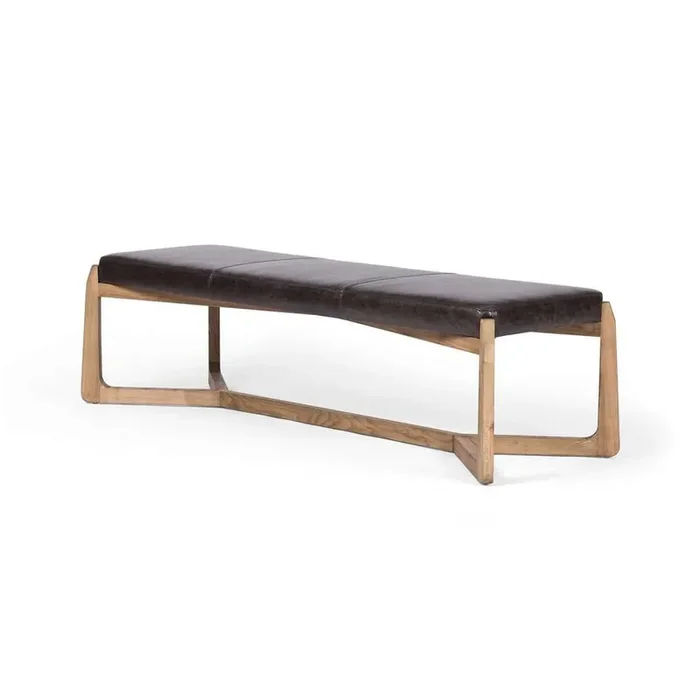Four Hands – Roscoe Bench – Sonoma Black – 101046-008