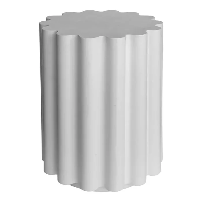 Henry & Mason – Tifanny Outdoor Stool in White – TIF-840-WHI-STL