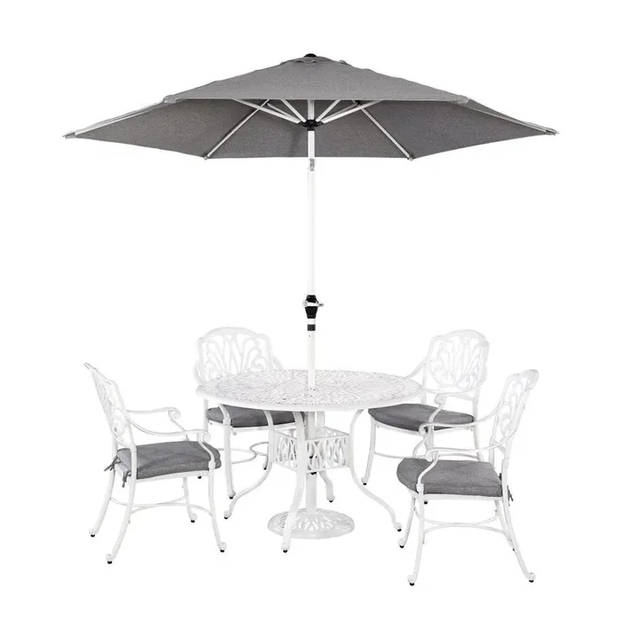 Homestyles Furniture – Capri White 6 Piece Dining Set – 6662-3286